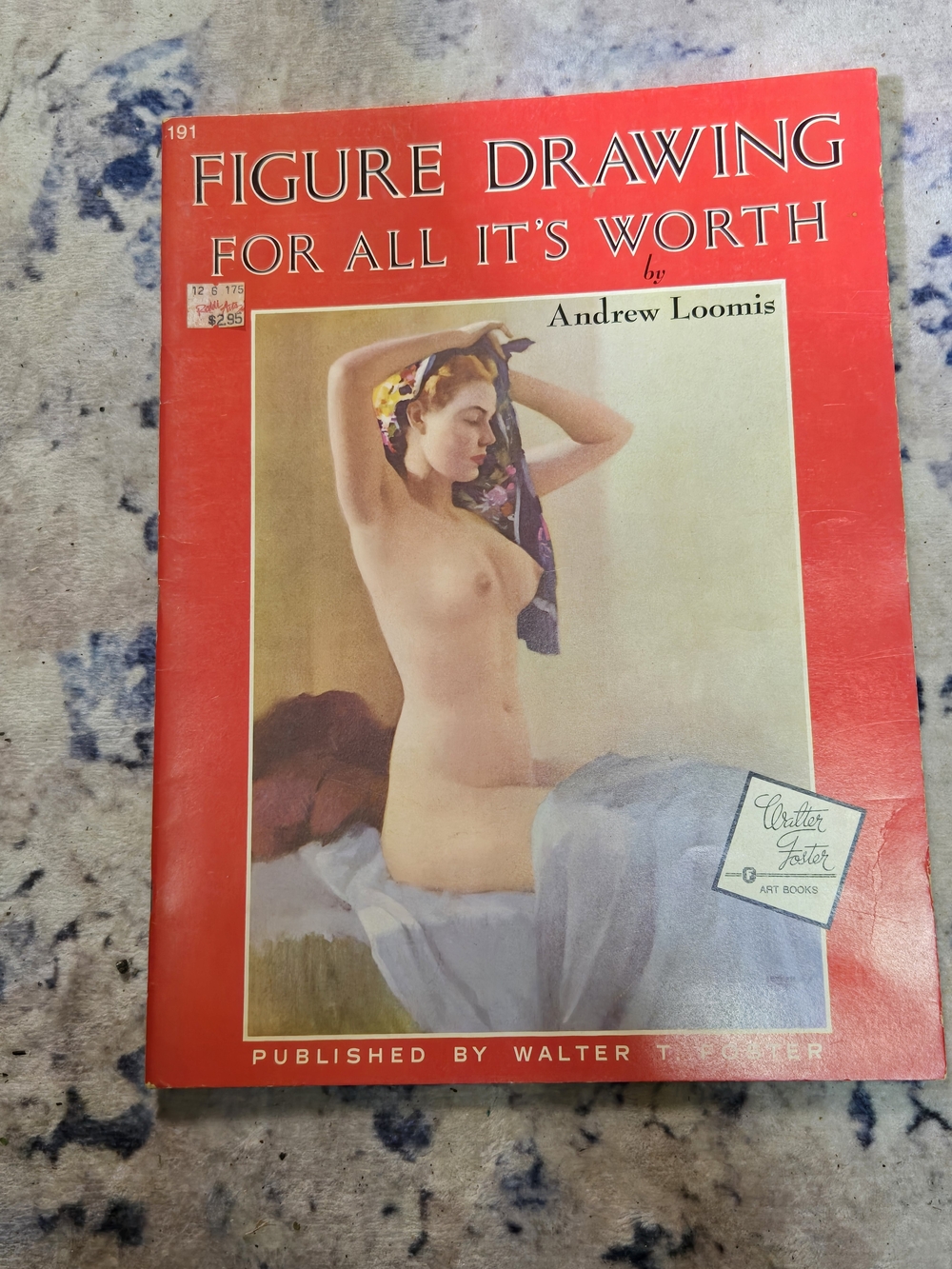 Figure Drawing For All It's Worth by Andrew Loomis - Red Cover